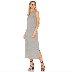 Current Elliot Heather Grey Maxi Sleeveless Dress
